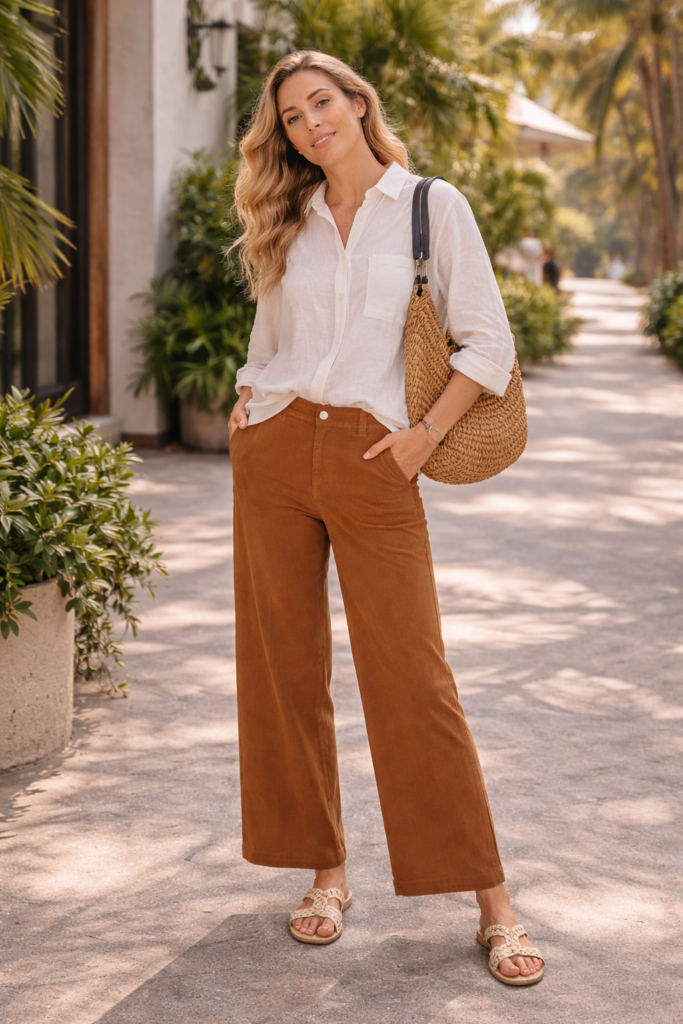 Casual Wide Leg Pants Outfits