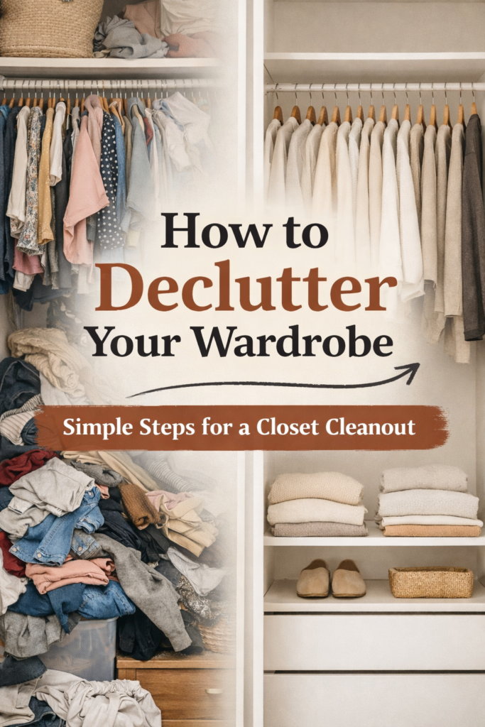 How To Declutter Clothes Quickly