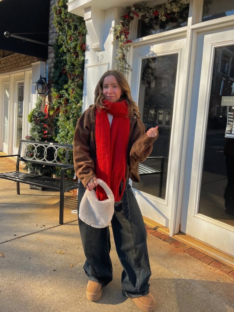 Baggy Jeans Outfit Women Winter