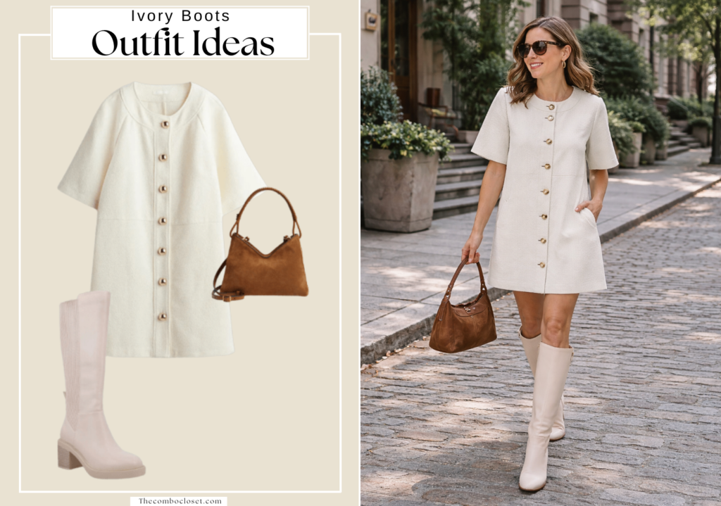 Ivory Boots with a Soft Look