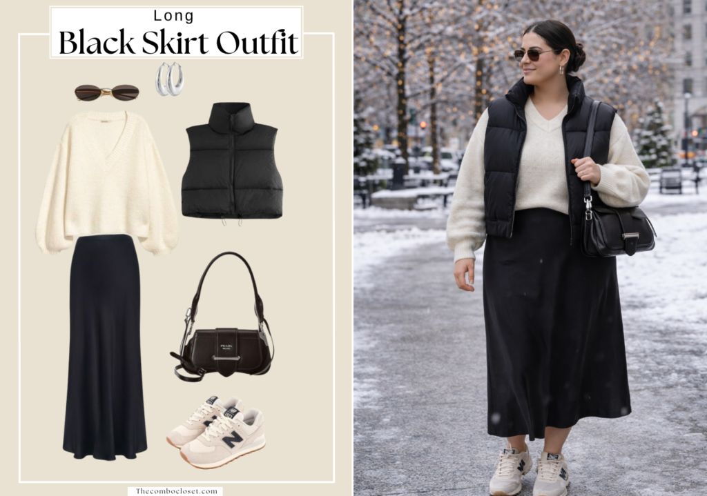Black Skirt Outfit Inspo