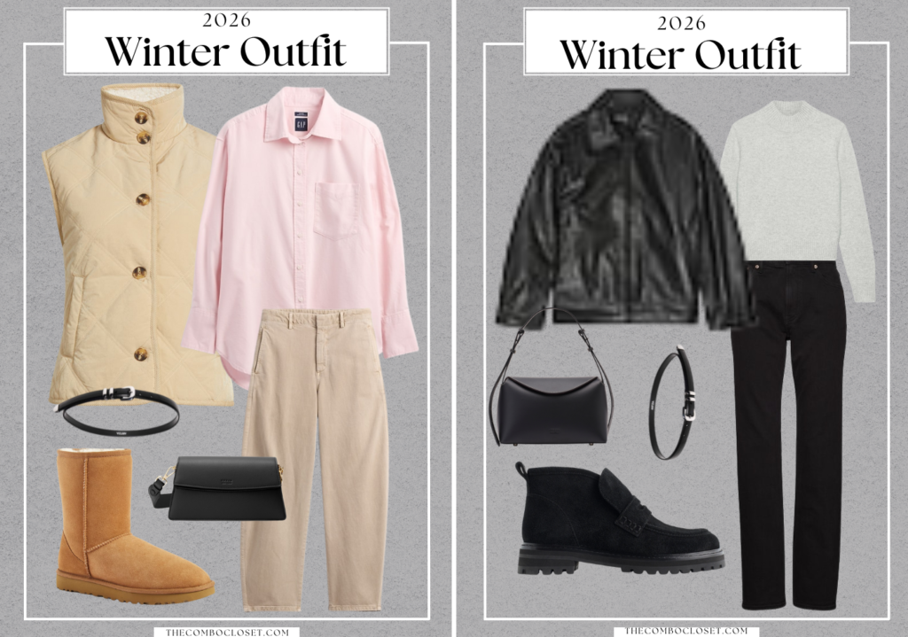 Cozy Neutrals Combo Shoe Outfit