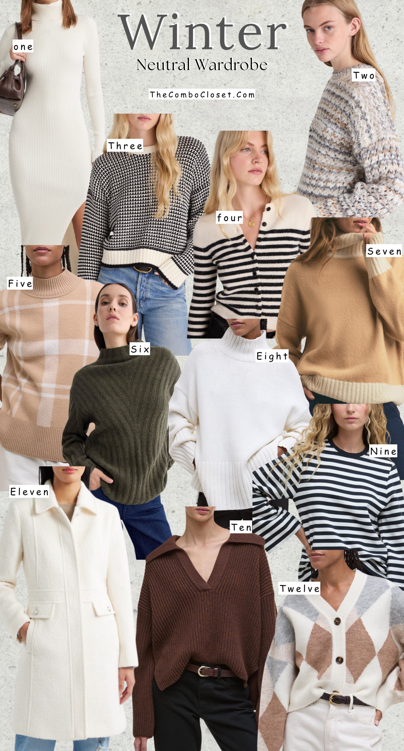 Winter Neutral Wardrobe Essentials