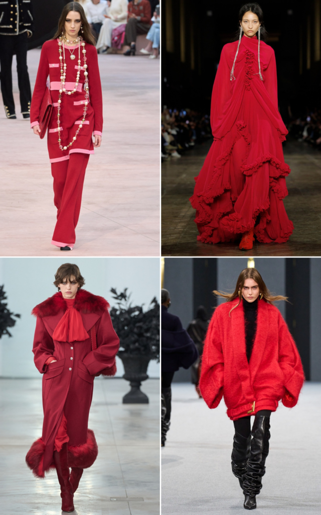 Bold Red Statements for a Powerful Winter Look