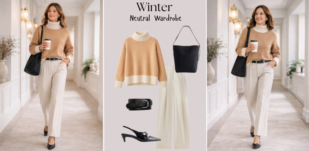 Soft Neutrals for a Polished Winter Look