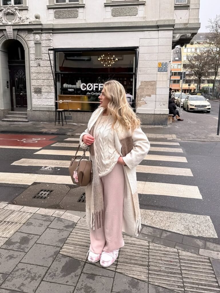 Cafe-Ready Moon Boots Outfit