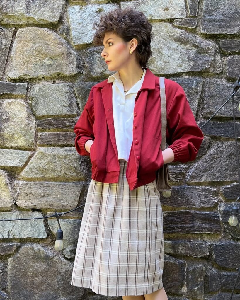 Vintage 80s Preppy Outfit