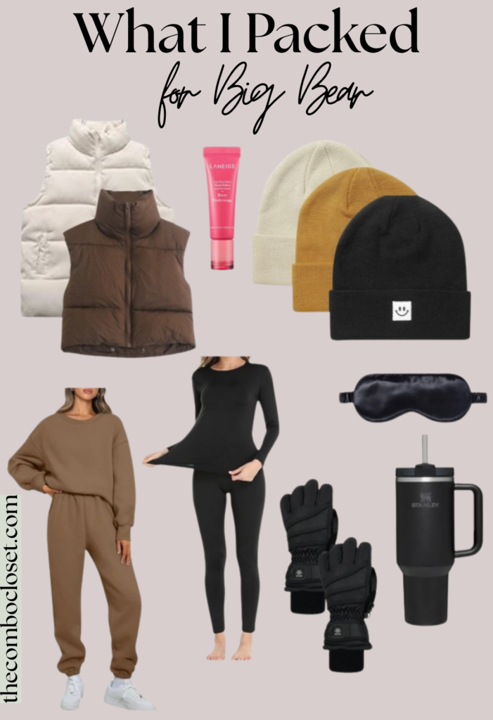 What I Packed for Big Bear