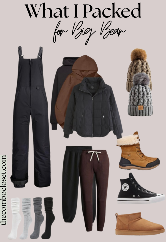 What I Packed for Big Bear