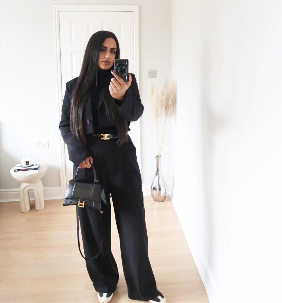 All-Black March Office Outfit Ideas