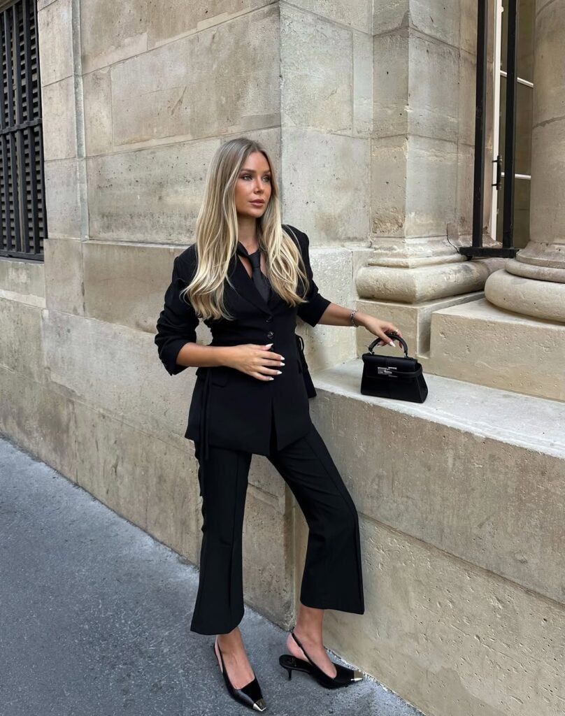 Modern Power Suit with a Chic Twist