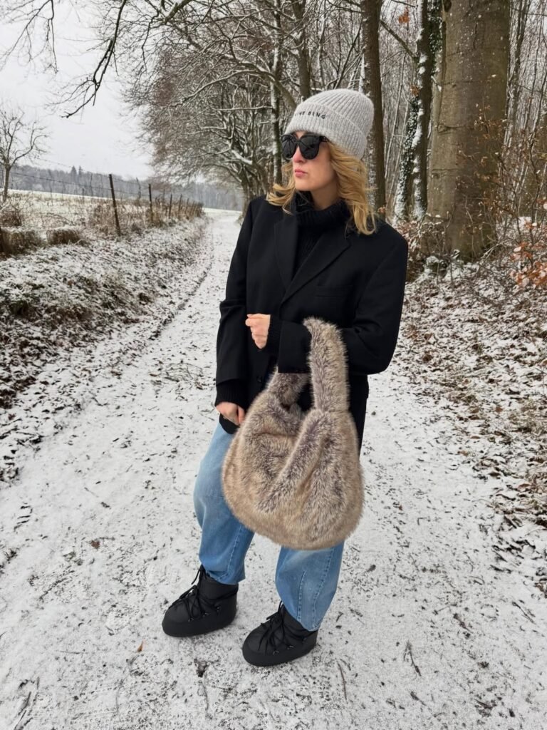 11 Stylish Moon Boots Outfits for Snow-Ready Winter Looks