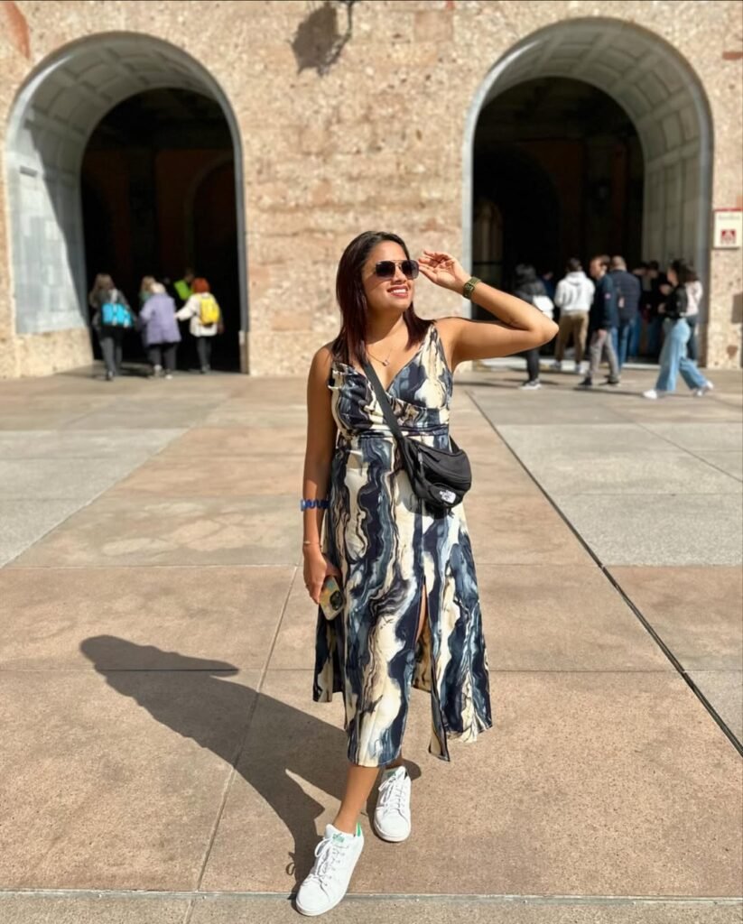 Midi Dress for European Spring 