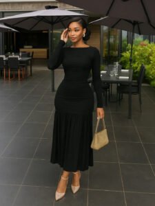 Black Dress For Black Women