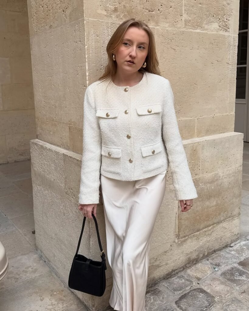 White Jacket and Skirt 