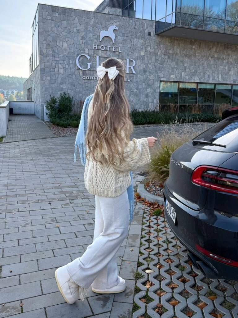 Winter Getaway Look with Cream Moon Boots