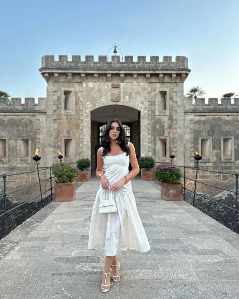 Spring Elegant White Dress