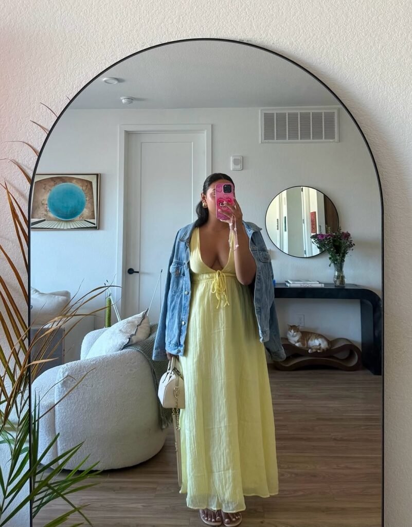 Spring Date Night Tie-Front Maxi Dress