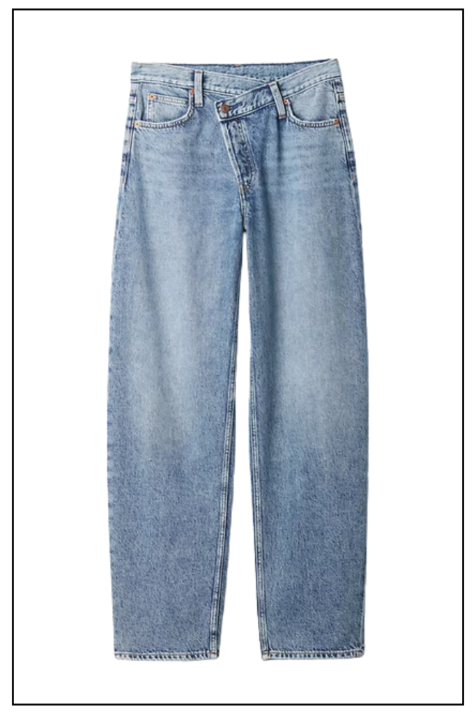 Wide Leg Cropped Jeans For Women