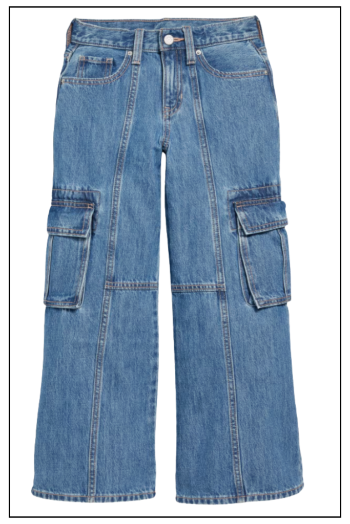 Wide-Leg Cargo Pants For Women