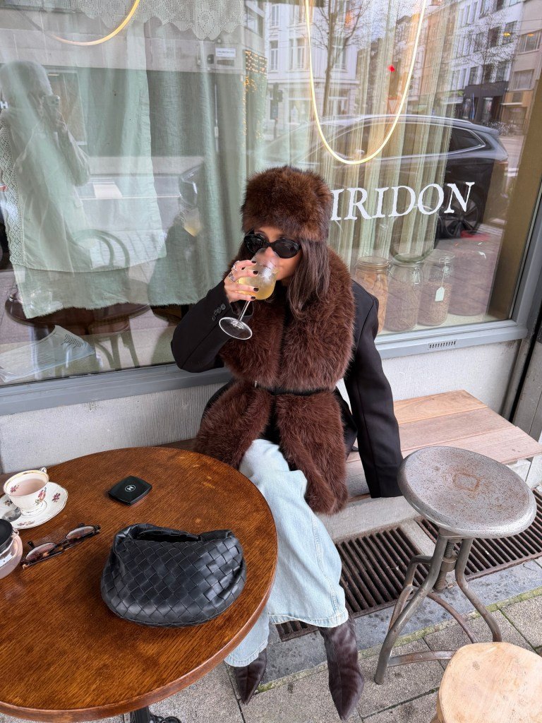 Cozy Statement Layers with Oversized Denim