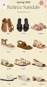 Sandals for Retirees in 2026 Summer