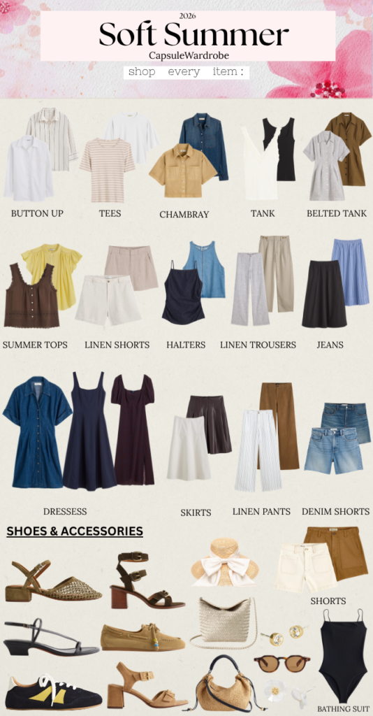 Soft Summer Capsule Wardrobe