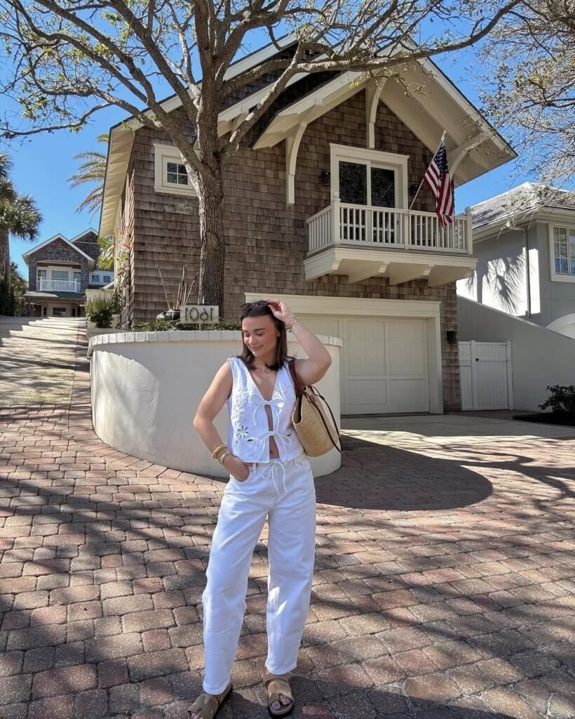 Fresh All White Spring Outfit