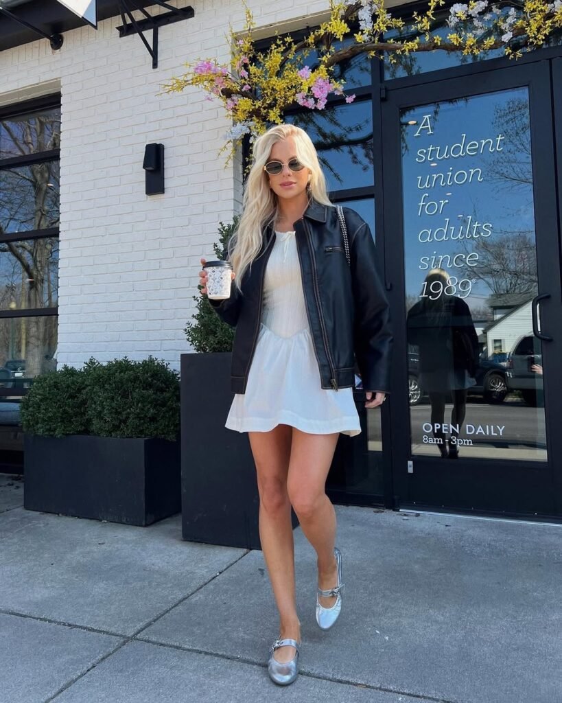 Chic Spring Dress With Jacket