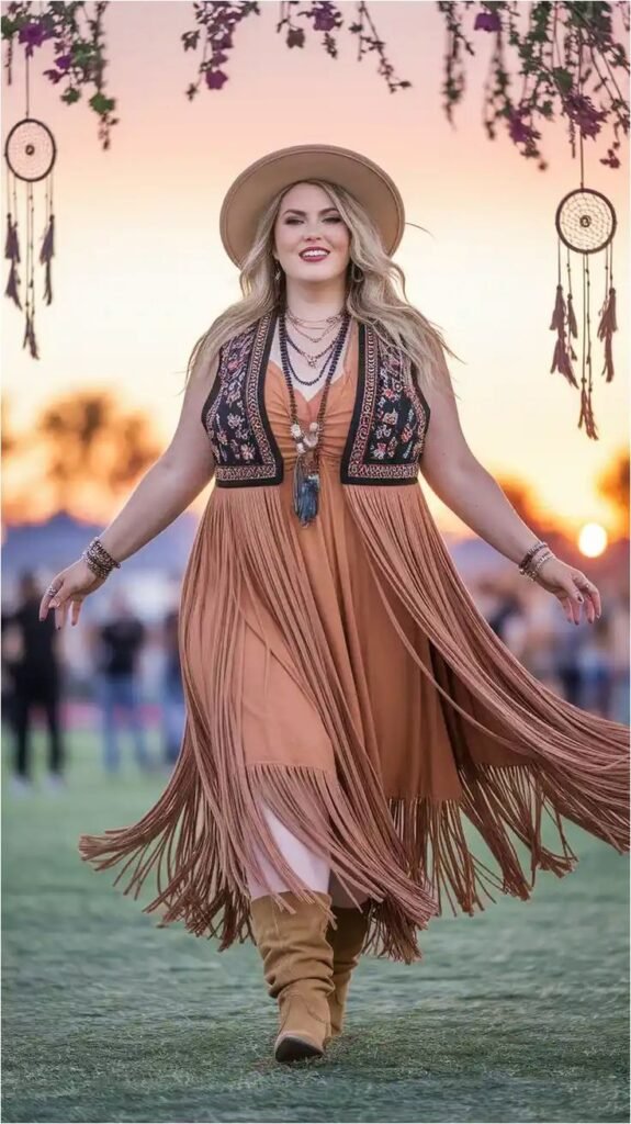 Plus Size Western Spring Outfits