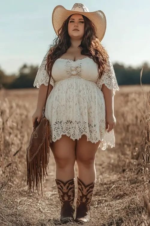 Plus Size Cowgirl Outfits For Women
