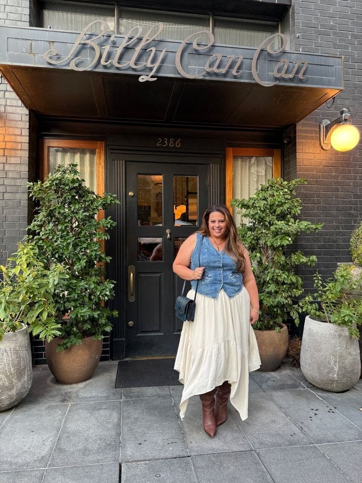 Plus Size Spring Cowgirl Outfits Over 50