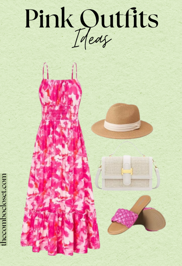 Bright Pink Summer Dress Outfit