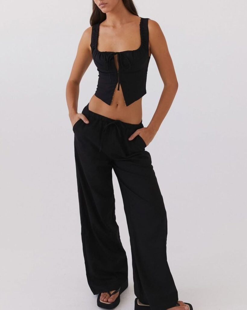 Linen Pants For Women Petite