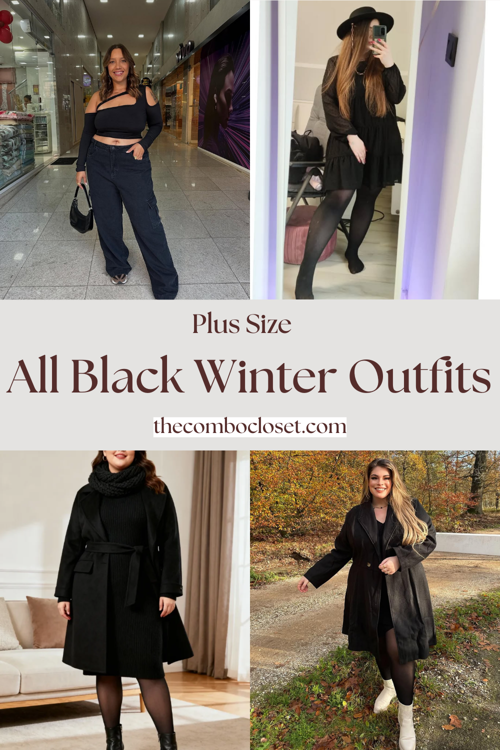 Plus Size All Black Outfit
