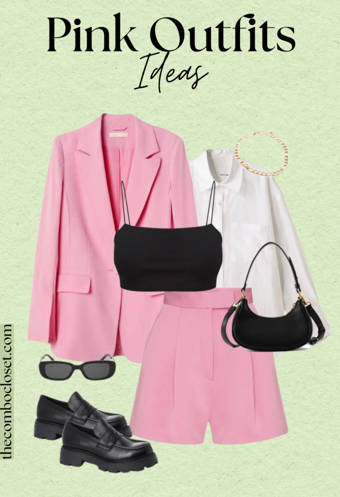 Chic Pink Tailored Pants Outfit