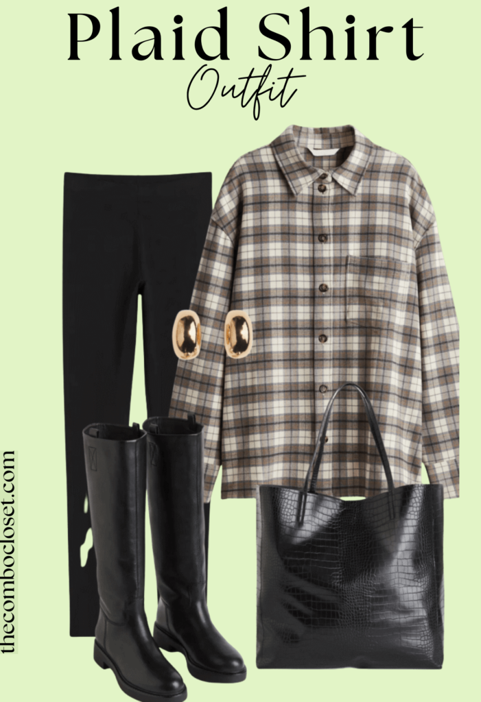Plaid Shirt Outfit Ideas Women