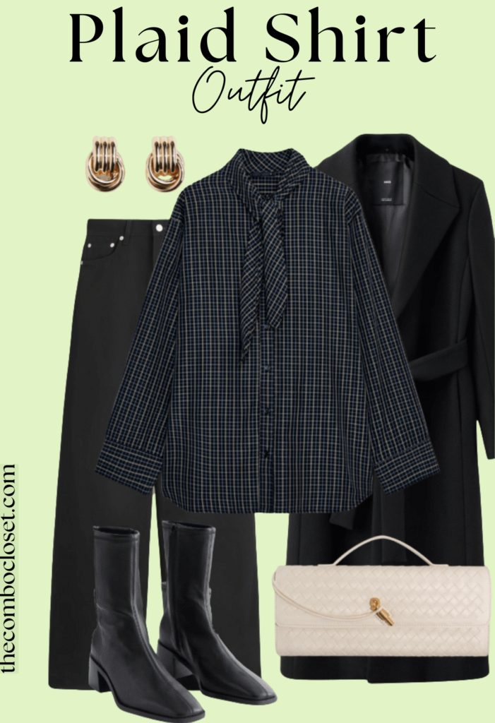 check shirt outfit for women