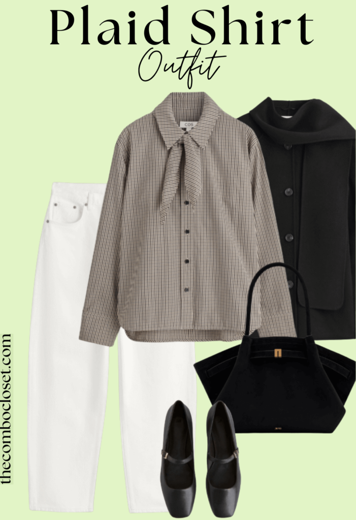 Plaid Shirt Dress Outfit ideas