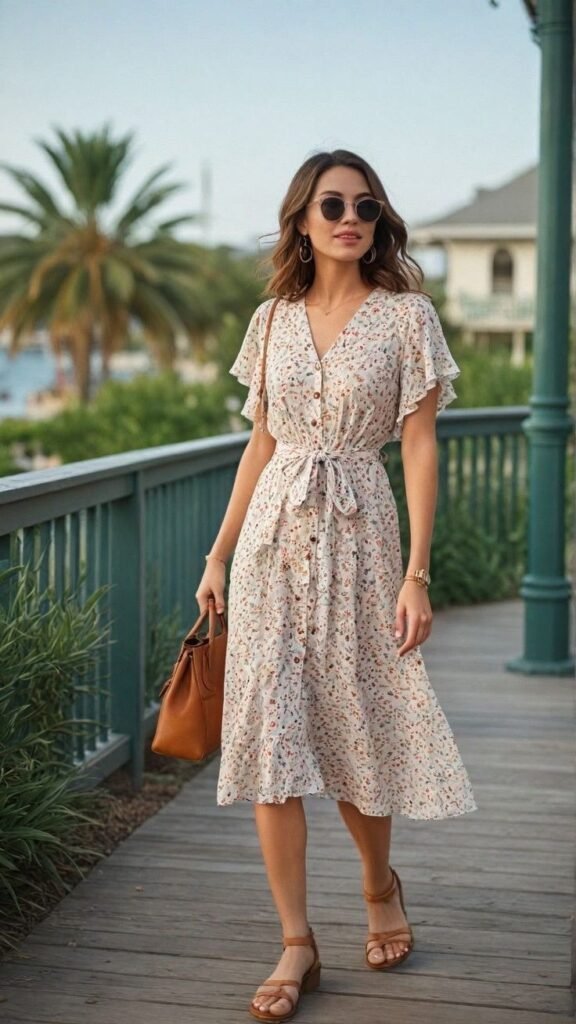 Summer Sun Dresses For Women Over 50