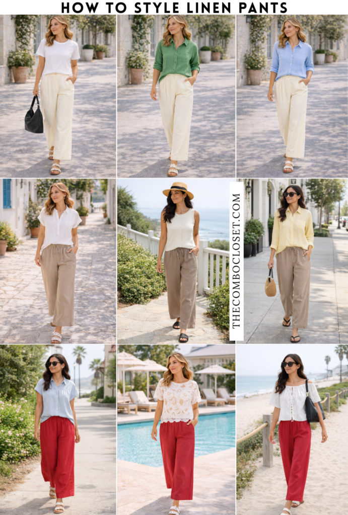 Linen Pants Outfit Ideas For Women